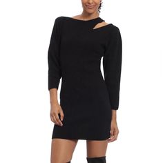 Donna Morgan Black Dress. On Shoulder Cut Out With Pleated Puffy Sleeve. This Is The Perfect Lbd For A Party Or A Date. Condition: Nwt Size: 1x Pit-To-Pit: 22.5” Sleeve: 20” Length: 37.5” Morgan Black, Donna Morgan Dress, Shoulder Cut, Cut Out, Black Dress, Mini Dress, Womens Dresses, Women Shopping, Black