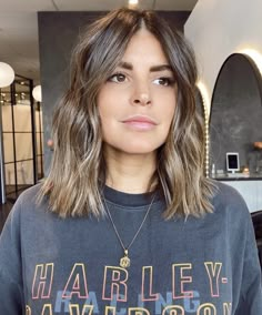 Blonde Hair Hairstyles, Low Lights For Blonde Hair, Hair Styles Ideas, Styles Ideas, Brown Hair Balayage, Short Hair Color, Brown Blonde Hair, Hair Color And Cut, Medium Hair Cuts