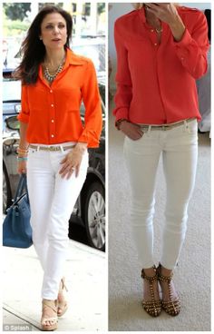 White Pants Outfit, Office Casual Outfit, Orange Outfit, Pinterest Fashion, Weekend Outfit, Work Wardrobe