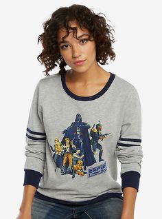 Star Wars Classic Athletic Sweatshirt, LIGHT BLUE Star Wars Apparel, Star Wars Crewneck, Vintage Star Wars Sweatshirt, Vintage Star Wars Tshirt, Star Wars Tee, Navy Crewneck, Athletic Sweatshirts, Star Wars Sweatshirt, Geek Clothes