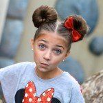 Minnie Mouse Buns | Hairstyle Tutorial and more Hairstyles from CuteGirlsHairstyles.com Hair Bun Tutorial, Crazy Hair Days, Back To, Minnie Mouse Ears, Crazy Hair