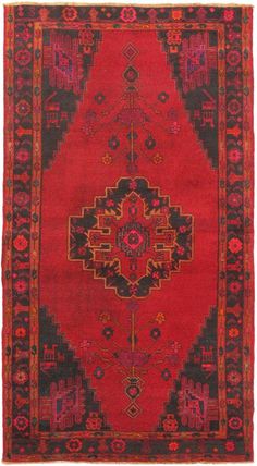 Hand-knotted Persian Vogue Dark Navy, Red Wool Rug Red Wool Rug, Red Rooms, Rugs Handmade, Woven Rugs, Carpet Design, Red Wool, Turkish Carpet, Carpet Runner, Persian Carpet