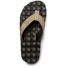 Featuring Recliner Comfort Foam (RCF) molded footbed, the Recliner sandal will be the most comfortable sandal you'll ever own. Style points include a molded lycra lining with a synthetic nubuck upper and a webbed toe post with a non-scuff molded TPR outsole to provide the support you need when you need it. Most Comfortable Sandals, Mens Sandals, Color Khaki, Sling Backpack, Black Sandals, Recliner, Blue Black, Flip Flops, Foundation