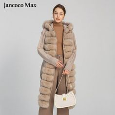 Direct Sell From Factory Material: Acrylic & Fox Fur Style: Thick Warm Detachable Hooded Winter Sweater Coat, Warm Hooded Sweater Coat For Winter, Warm Beige Sweater Coat For Winter, Warm Beige Hooded Jacket For Winter, Warm Hooded Winter Cardigan, Beige Sweater Coat For Cold Winter Weather, Hooded Beige Cardigan For Cold Weather, Beige Hooded Cardigan For Cold Weather, Beige Hooded Winter Sweater