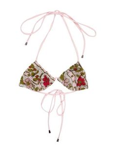 LoveShackFancy BottomsWhiteFloral PrintSash-Tie Closure at BackSwimwear is final sale and is not returnable. Final Sale, Print Patterns, Floral Print, Floral Prints, Tags, Clothes For Women, Floral, Clothes