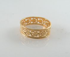 Gold ring. floral gold band. elegant trendy by STarLighTstudiO3 $19 Elegant Gold Flower Ring For Wedding, Dainty Gold Flower Stackable Rings, Elegant Gold-plated Flower Ring, Delicate Gold Flower Stackable Rings, Gold Elegant Flower Ring For Promise, Elegant Gold Flower Ring As Promise Ring, Gold Flower Ring For Wedding, Gold Flower Shaped Promise Ring, Delicate Gold Flower Ring