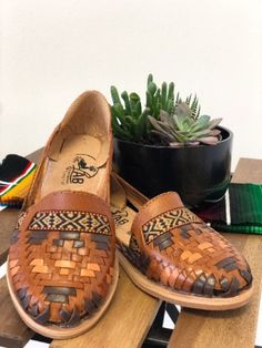 Our huaraches are made with premium leather and completely handmade. Our recommendation for shoes is if you wear a half size for example size 7.5 you size down to size 7. If you have wide feet we recommend sizing up for extra room and comfort.  Our shoes do run true to size and may fit a bit snug but they do loosen and stretch about a half size after being broken in due to them being real genuine leather, they do mold to your feet.  -Leather color can vary from the pictures due to the nature of Leather Huarache Sandals With Stitched Sole And Flat Heel, Brown Leather Low-top Sandals, Brown Closed Toe Huarache Sandals With Leather Footbed, Artisan Slip-on Huaraches With Woven Sole, Artisan Leather Huaraches With Woven Sole, Artisan Brown Woven Leather Huaraches, Artisan Brown Leather Woven Huaraches, Artisan Huarache Sandals With Leather Footbed, Artisan Brown Huarache Sandals With Leather Footbed