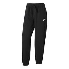 (WMNS) Nike Sportswear Club Fleece Mid-Rise Oversized Sweatpants 'Black' DQ5800-010 Nike Sweat Suit, Oversized Sweatpants, Nike Sportswear Club Fleece, Sweatpants Black, Sweat Suit, Nike Sweats, Sports Sneakers, Black Nike, Nike Sportswear