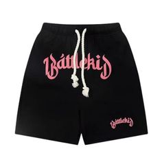 These Hip Hop Gothic Letter Street Shorts are the perfect addition to any streetwear wardrobe. Made from high-quality materials, these shorts are both comfortable and stylish. The gothic letter design adds a unique and edgy touch to the classic streetwear look. These shorts are perfect for any hip hop enthusiast or anyone looking to make a statement with their fashion. The elastic waistband ensures a comfortable fit, while the loose fit allows for easy movement. These shorts are also versatile and can be dressed up or down for any occasion. Available in a range of sizes, these shorts are suitable for both men and women. The durable construction ensures that these shorts will last through multiple wears and washes. Don't miss out on adding these Hip Hop Gothic Letter Street Shorts to your w Hiphop Fashion, My Hood, Streetwear Shorts, Womens Capris, Sweat Shorts, Summer Fabrics, Hip Hop Fashion, Look Cool, Cotton Style