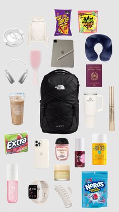 plane \ airport essentials! ✈️ 🧳 #beauty #essentials #airport #plane Plane Packing List, Plane Packing, Airport Essentials, Airport Hacks, School Emergency Kit, Everyday Bag Essentials