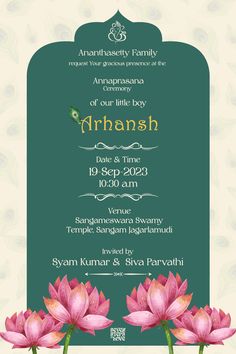 Annaprasanna Invitation Card Jain Parna Invitation Card, Sundarkand Invitation Card, Navarathri Invitation, Indian Wedding Card Background, Mundan Invite, Naming Ceremony Invitation, Hindu Wedding Invitation Cards, Digital Wedding Invitations Design, Happy Diwali Wallpapers