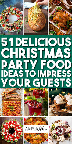 Celebrate the season with delectable Christmas Party Food Ideas! Dive into these easy and fun Christmas appetizers that are perfect for a dinner gathering or serving a crowd. From festive holiday snacks to delightful Christmas-themed desserts, we've got you covered. Indulge in our collection of holiday finger foods and tantalizing Xmas party treats that promise to be the highlight of your celebration. Easy Christmas Party, Christmas Potluck, Christmas Appetizers Easy