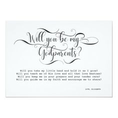 a card with the words will you be my grandparents? and an image of a handwritten