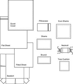 the floor plan for a house with different rooms and furniture, including two separate areas