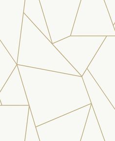 a white and gold geometric wallpaper with lines in the middle, on top of each other