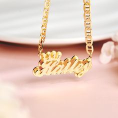 Material: Copper,Sterling Silver. Color: Gold. Process: Gold plated.  Chain Length: 14",16",18",20",22".  Recipient: Women, Mom, Wife, Girl Friend, Children.  Product Type: Personalized Jewelry.  Gift Type: Necklace.  Occasions: Valentine's Day, Mother's Day, Christmas, Birthday, etc.  Necklace Type: Necklace.  Brand: Silviax Jewelry. Item: 2022NE0359 Personalized Gold Plated Nameplate Jewelry, Silver Gold Plated Name Necklace For Anniversary, Custom Silver Nameplate Necklace In Gold Plated, Custom Silver Gold Plated Nameplate Necklace, Mother's Day White Gold Nameplate Jewelry, Rose Gold Plated Name Jewelry, Rose Gold-plated Jewelry With Name, Customizable Gold Plated Nameplate Jewelry, Personalized Silver Gold-plated Name Necklace