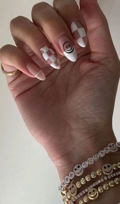 68 aesthetic Y2K Nails designs you cannot get enough of Grunge Y2k Nails, Nails Checkered, Appetizer Ideas, Charcuterie Inspiration, Y2k Nails, Cute Gel Nails, Nail Swag