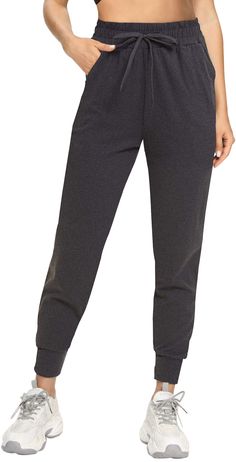 PRICES MAY VARY. 92% Polyester, 8% Spandex Imported ✅【Breathable & Comfortable】: 92% Polyester, 8% Spandex. Soft, Comfortable, Elastic, Breathable fabric.Loose fit sweatpants. It is comfortable to wear all the year round. ✅【Elastic and Adjustable Waistband】:Easily adjust waist circumference. The comfortable elastic band and adjustable drawstring will keep it on your waist without rolling off during training. This pants can show the curve of your long legs very well. ✅【Two Side Pocket】:The perfec Best Joggers, Running Clothing, Cozy Oversized Sweaters, Pocket Sweatpants, Women Jogger Pants, Comfy Sweatpants, Workout Running, Fleece Sweatpants, Cycling Workout