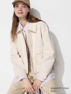 Jersey Relaxed Jacket | UNIQLO US Uv Protection Clothing, Chino Joggers, Parka Vest, Outer Women, Outer Jacket, Tv Animation, Uniqlo Women, Cardigan Shirt, Tank Top Camisole