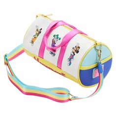 Loungefly: Disney - Mousercise Duffle Bag Donald Duck Characters, Mickey Mouse Donald Duck, Disney Memories, Leather Duffle Bag, Disney Addict, Online Shop Accessories, Loungefly Disney, Leather Duffle, Mickey Mouse And Friends