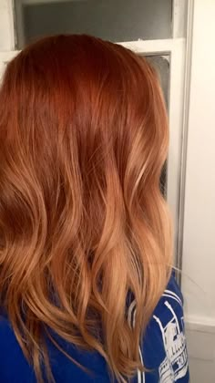 Copper Hair Blonde, Ronze Hair, Balayage Auburn, Red Copper Hair, Hair Blonde Balayage, Blond Hairstyles, Red Balayage Hair, Auburn Balayage, Brown Ombre Hair