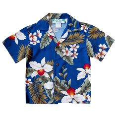 Majestic Blue Hawaiian Boy Shirt - Made In Hawaii Pali Hawaii Sandals, Boys Hawaiian Shirt, Aloha Dress, Aloha Print, Aloha Spirit, Hawaii Usa, Comfy Sandals, Boy Shirt, Blue Hawaiian