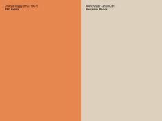 an orange and gray color scheme with the same colors