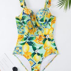 Features:Style: SexyOccasion: BeachMaterial: PolyesterNeckline: V NeckSleeve Type: SleevelessPattern: Floral PrintType: Sexy One Piece Women SwimsuitSeason: Summer Boho Dress Fall, Boho Dress Plus Size, One Piece Women, Yellow Swimsuits, Cozy Dress, Party Dress Short, Beach Swimsuit, Kids Swimwear, Short Mini Dress