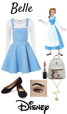 Disney Outfits Dresses, Mrs Potts Inspired Outfit, Disney Inspired Dresses Casual, Disney Closet Cosplay, Disney Bending Outfits, Disneybound Character Outfits, Disney Princess Outfit Ideas For Women, Disney Word Outfit Ideas, Simple Disneybound Outfits