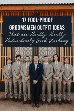 groomsmen outfit ideas that are really easy to follow