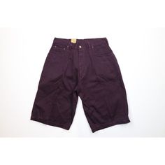 Deadstock Vtg 90s Streetwear Mens 33 Baggy Loose Fit Denim Shorts Jorts Purple Mens Shorts New with defects. Discoloring around fly area. Blemishes side of right leg Mens size 33 Measurements are: 16.5 inches across the waist laid flat 14 inch inseam 26 inches from top to bottom Purple Cotton US Shipping is FREE, Canada is $15 and International is $24 Check out my other items in my store! PR1391 Casual Purple Streetwear Shorts, Purple Bottoms With Built-in Shorts, Purple Relaxed Fit Shorts, Purple Bottoms With Built-in Shorts And Short Inseam, 90s Cotton Bottoms With Built-in Shorts, Denim Jorts, Loose Fit Denim, Baggy Denim, Purple Vintage