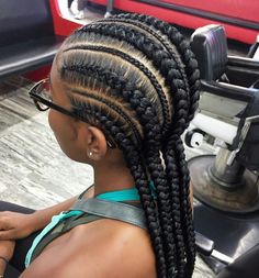 Big Cornrows, Jumbo Knotless, Braided Wigs For Black Women, Hairstyles Photos, French Braids, French Braid Hairstyles, Braided Cornrow Hairstyles