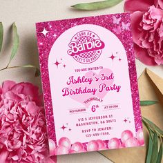 Editable Barbi Birthday Invitation template, Pink doll birthday barbi party invitation, Birthday invite template, Personalised template How to edit the template? 1. After purchasing you will get a PDF file 2. The PDF file contains an editable link 3. By clicking the link you will be redirected to Canva 4. Sign up on Canva for free with your email and simply edit the template on Canva for free. 5. You can change the font size, font color and font style of the template 6. You can also move add or Barbie Birthday Invitations Free, Barbie Invitation Card, Barbie Party Invitations, Barbie Invitation Template, Birthday Invitation Template Pink, Barbie Invitation, Barbie Birthday Invitations, Barbie Invitations, Birthday Invite Template