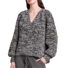 This Sweater Is Made In Peru With Love. Made From Peruvian Yarn At Source: 89% Superfine Alpaca And 11% Polyamide. Fisherman Rib Stitch Body With Fully Fashioning Details. Flattering Clean Finish V-Neck And Blouson Sleeve. Xs/S: Pit To Pit Measures Approx 20.5” Length In Front Measures Approx 22” Length In Back Measures Approx 25” M/L: Pit To Pit Measures Approx 21.5” Length In Front Measures Approx 23” Length In Back Measures Approx 26.5” White Long Sleeves, Sweater Chunky, Alpaca Sweater, Knit Alpaca, Chunky Knit Sweater, Fleece Sweater, Ribbed Knit Sweater, Wrap Sweater, Chunky Knits Sweater