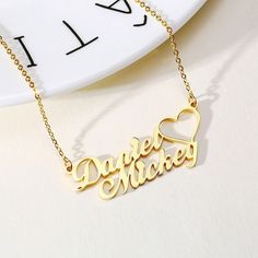 Name Locket Design, Chain Pandent, Name Pendent, Name Locket, Names Necklace, Hollow Heart, Gold Rings Fashion