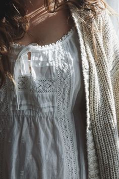 Lace Cardigan Aesthetic, Spring Cottagecore Lace Top, Cottage Core Cardigan, Cardigan Cottagecore, Cotton Cottagecore Nightgown, South Coast Nsw, Flowy Romper, White Summer Dress, Cottage Home