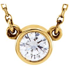 Round Diamond Solitaire Pendant Necklace 14K Yellow Gold (0.72 Ct,H Color,Vvs2 Clarity) GIA Certified Diamond Circle Necklace, Diamond Solitaire Pendant, Solitaire Necklace, Solitaire Pendant Necklace, Diamond Solitaire Necklace, Cushion Diamond, Circle Diamond, Solitaire Necklaces, Solitaire Pendant