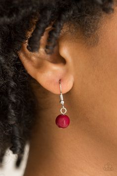 Featuring round and teardrop shapes, rich red beading trickles along an elongated silver chain for a seasonal look. Features an adjustable clasp closure.

 Sold as one individual necklace. Includes one pair of matching earrings. Brown Necklace, Red Necklace, Paparazzi Accessories, Red Earrings, Paparazzi Jewelry, Red Bead, Necklace Earring Set, Accessories Necklace, Matching Earrings