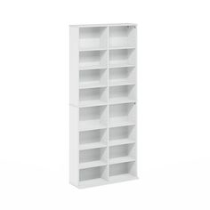 PRICES MAY VARY. Manufactured from Wood The sleek and compact design blends seamlessly into any room, maximizing small spaces while its modern aesthetic complements both contemporary and traditional interiors, adding function and flair. Offers versatile storage for CDs, DVDs, Blu-rays, video games, and other media, keeping your collection neatly organized. Features 16 shelves, with adjustable options to customize your storage according to your needs. Comes with a wall mount kit for enhanced stability and safety, ensuring the tower remains securely in place. Manufactured from high-quality durable composite wood, CARB-compliant composite wood carrying the Programme for the Endorsement of Forest Certification (PEFC). Product Dimensions: 7.09 (D) x 23.62 (W) x 53.94 (H) inches Media Storage Tower, Maximizing Small Spaces, Maximize Small Space, Storage Towers, Media Storage, Store Organization, Organizing Bins, Traditional Interior, Composite Wood