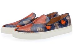 PYTHON SLIP-ON SNEAKERS Favorite Shoes, Mens Designer Shoes, Vans Sneakers, Monk Strap