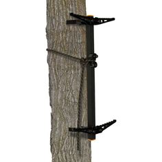 an image of a tree that is tied to the side of a pole with two black handles