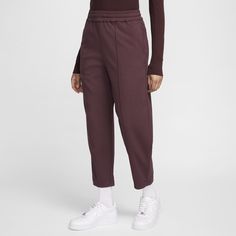 Elevate your wardrobe with these barrel pants from our Every Stitch Considered collection. Pintucks add a tailored look while the wool-blend fabric and loose fit help keep them feeling comfortable. Nike Pants With Pockets For Fall, Nike Trousers For Workwear, Women Lifestyle, Pocket Bag, Pin Tucks, Bottoms Pants, Wool Blend, Womens Bottoms, Barrel