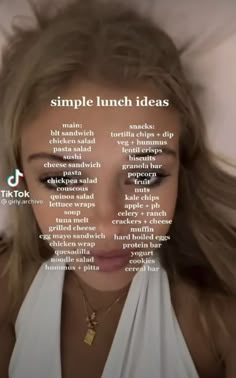 No Meat Sandwiches Lunches, Something Light To Eat, Popular Lunch Ideas, School Snacks Highschool, Lunchbox Ideas Vegan, Things To Eat For Lunch At School, Healthy Creative Snacks, Stuff To Cook When Bored, What To Eat When Studying