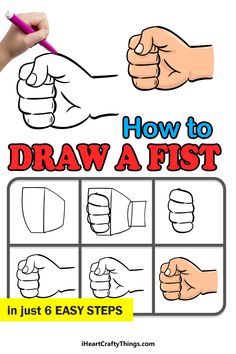 how to draw a fist step by step instructions for beginners and advanced drawing students