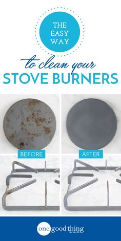 the easy way to clean your stove burners