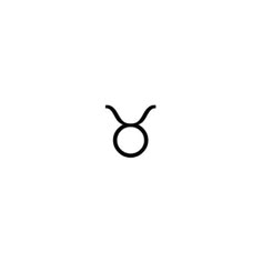 an astrological symbol is shown in black on a white background