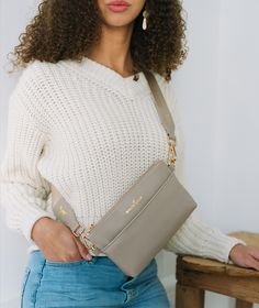 The Skye sling bag is our much-anticipated crossbody that holds everything you need while you're on the go! It has a built-in wallet with three card slots, two open pockets for extra cards or gum, and a cash slot to stash your bills. On the front, you'll find a zippered pocket where you can store receipts, spare change, or other small items, and a pocket with a magnetic snap closure on the back perfect for keeping your phone safe & sound. Snap on the adjustable nylon strap with gold leaf accents Versatile Shoulder Bag With Hidden Phone Sleeve, On-the-go Crossbody Bag With Card Slots, Crossbody Bags With Card Slots For On-the-go, Modern Crossbody Bag With Hidden Phone Sleeve, Everyday Crossbody Shoulder Bag With Phone Sleeve, Modern Shoulder Bag With Hidden Phone Sleeve For Everyday, Everyday Shoulder Bag With Hidden Phone Sleeve, Modern Shoulder Bag With Hidden Phone Sleeve, Modern Crossbody Shoulder Bag With Hidden Phone Sleeve