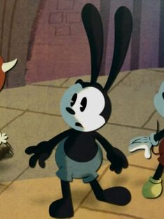 an animated character is standing next to another character in the cartoon bend - it - up