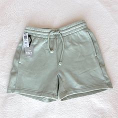 Comfortable Green Relaxed Fit Pajama Shorts, Aritzia Sweat Shorts, Sweat-resistant Fitted Nylon Shorts, Sweat-resistant Nylon Shorts, Compressive Sweat-resistant Nylon Shorts, College Wear, Cheeky Shorts, Silver Sage