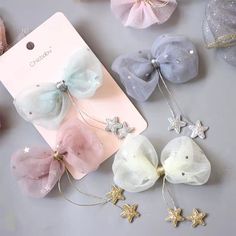 Cheap Hair Accessories, Diy Hair Scrunchies, Yarn Hanging, Chic Baby, Hair Accessories Clips